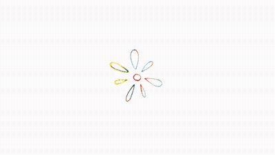 Girl With Long Blonde Hair Holding Flower GIF