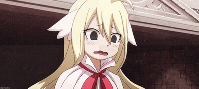 Girl With Long Blonde Hair In Front Of Trees GIF