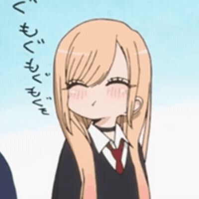 Girl With Long Blonde Hair Wearing Tie GIF