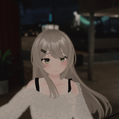 Girl With Long Brown Hair In Off-Shoulder Sweater GIF