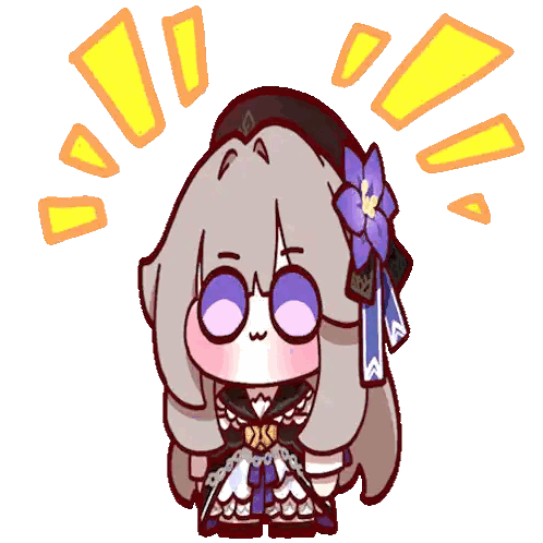 Girl With Long Hair And Glasses Sticker