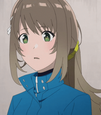Girl With Long Hair And Green Eyes GIF