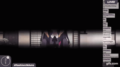 Girl With Long Hair In Front Of Window GIF