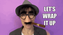 Girl With Mask Lets Wrap It Up GIF