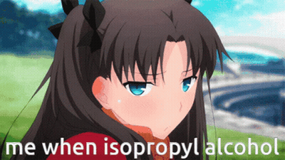 Girl With Me When Isopropyl Alcohol GIF