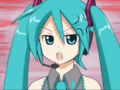 Girl With Microphone On Head GIF