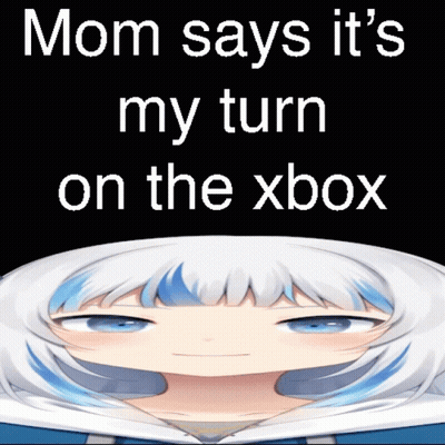 Girl With Mom Says It's My Turn On The Xbox GIF