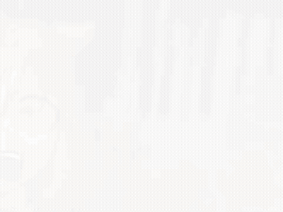 Girl With Mouth Open And Skull Behind GIF