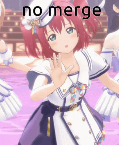 Girl With No Merge Text GIF