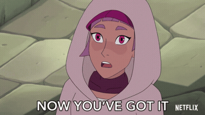 Girl With Now You've Got It Netflix GIF