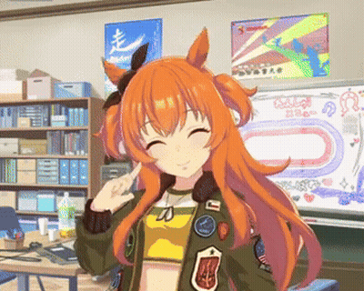 Girl With Orange Hair Giving Middle Finger GIF