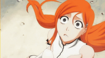 Girl With Orange Hair Looking Up