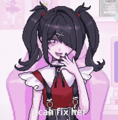 Girl With Pigtails I Can Fix Her GIF
