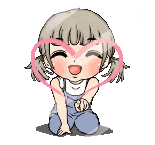 Girl With Pigtails Sticker
