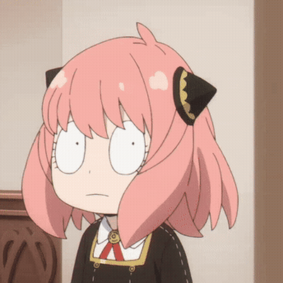 Girl With Pink Hair And Black Cat Ear GIF