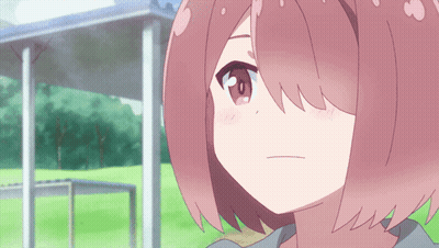 Girl With Pink Hair And Blue Eyes GIF