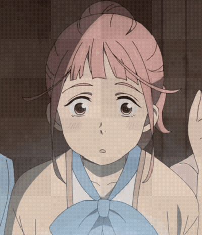 Girl With Pink Hair And Blue Tie GIF