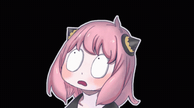 Girl With Pink Hair And Cat Ears Covering Eyes GIF