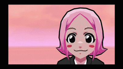 Girl With Pink Hair And Exclamation Point GIF