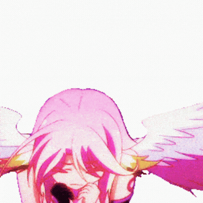 Girl With Pink Hair And Necklace GIF