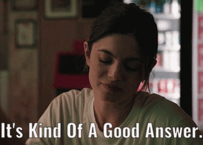 Girl With Pink Hair And Overalls Thumbs Up GIF