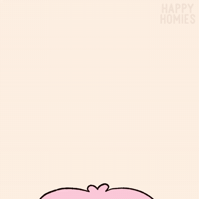 Girl With Pink Hair Covering Face GIF