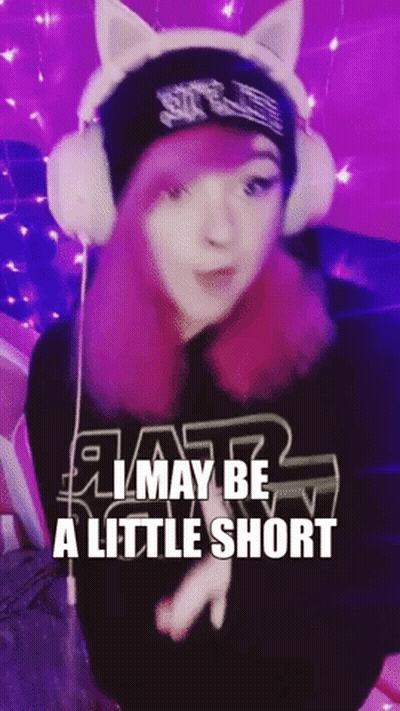 Girl With Pink Hair In Star Wars Shirt GIF