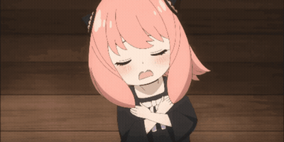 Girl With Pink Hair Making Sad Face Eyes Closed GIF