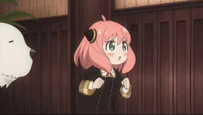 Girl With Pink Hair Next To White Dog Saying I'm Sorry GIF
