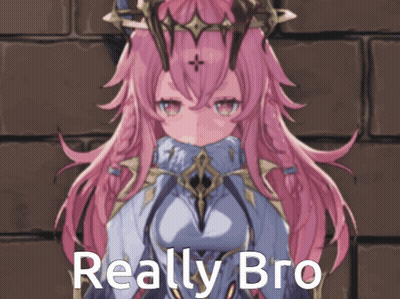 Girl With Pink Hair Saying Really Bro GIF