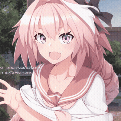 Girl With Pink Hair Se-Sama GIF