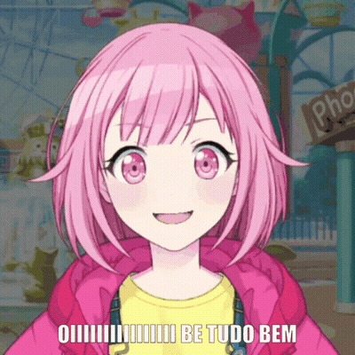 Girl With Pink Hair Smiling Be Tudo Bem GIF