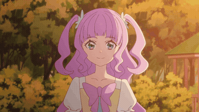 Girl With Pink Heart On Head Holding Syringe Saying Drugs GIF