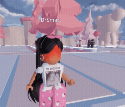 Girl With Pink Hello Kitty Backpack Asking For Help GIF