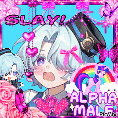 Girl With Pony And Alpha Male GIF