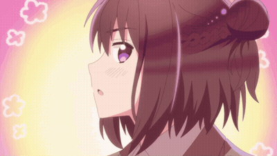 Girl With Purple Eyes GIF