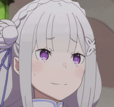Girl With Purple Eyes GIF