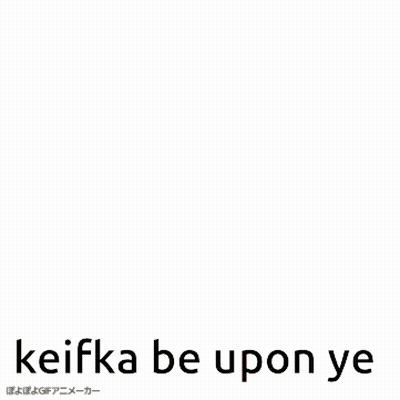 Girl With Purple Hair And Boy With Black Hair Saying Keifka GIF