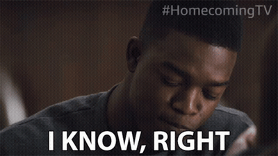Girl With Purple Hair And Headphones Says I Know Right GIF