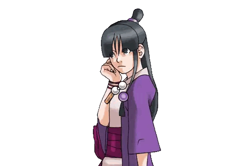 Girl With Purple Hair And Jacket Sticker