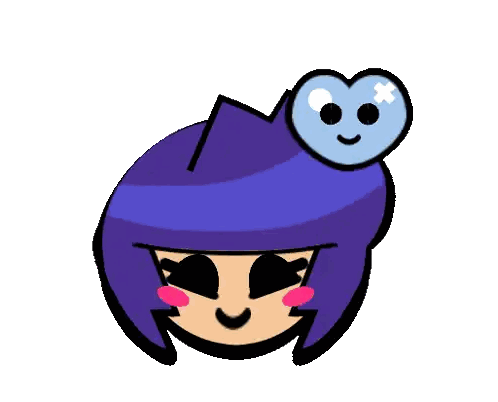 Girl With Purple Hair GIF