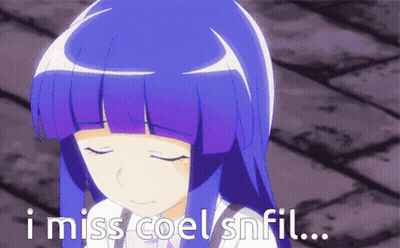 Girl With Purple Hair I Miss Coel/Snfil GIF