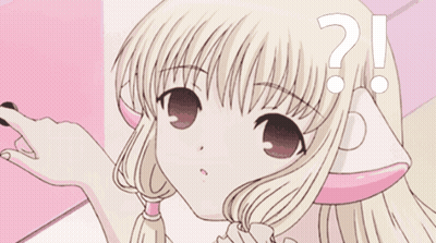 Girl With Question And Exclamation Mark GIF