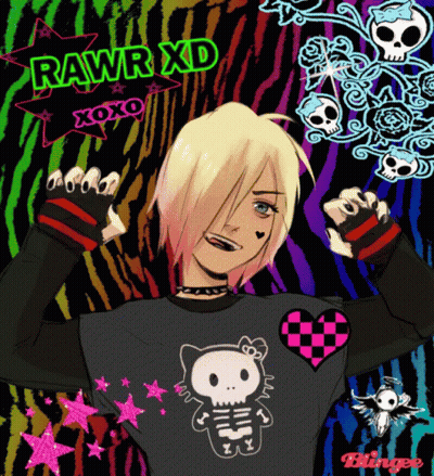 Girl With Rawr Xd Xoxo GIF