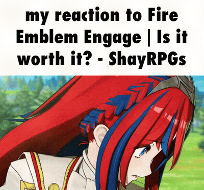 Girl With Red And Blue Hair My Reaction To Fire Emblem Engage Is It Worth It GIF