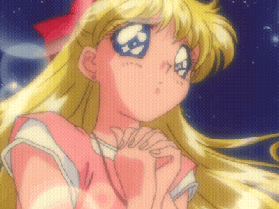 Girl With Red Bow Close Up GIF
