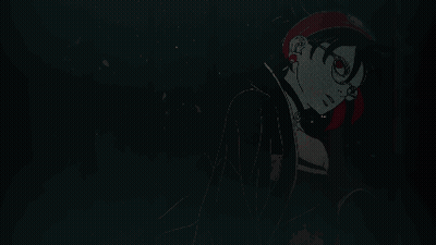 Girl With Red Eyes And Scarf Saying Justice GIF