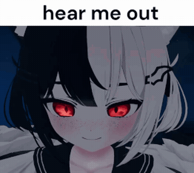 Girl With Red Eyes Hear Me Out GIF