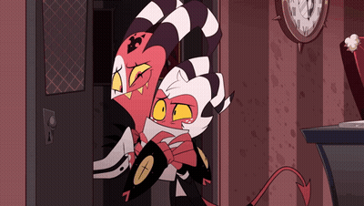 Girl With Red Eyes Holding Pencil Love Brotherhood Studios GIF