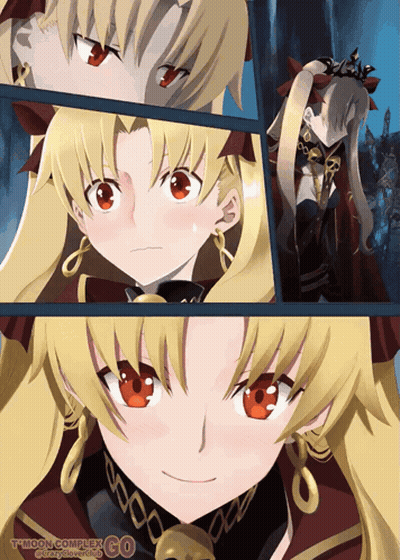 Girl With Red Eyes Saying T-Moc Complex Go GIF